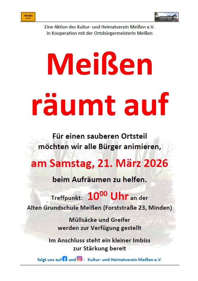 Meißen räumt auf 2026