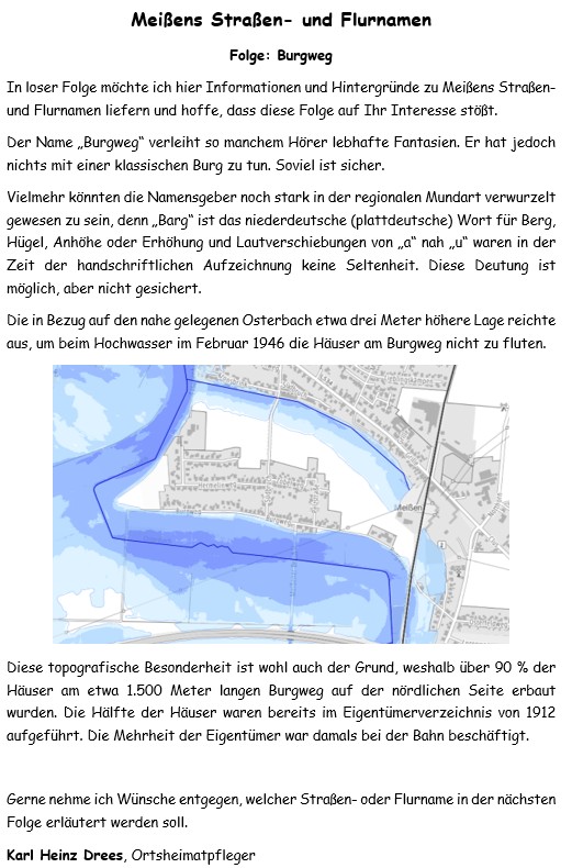 Meißens Straßen und Flurnamen 3 1